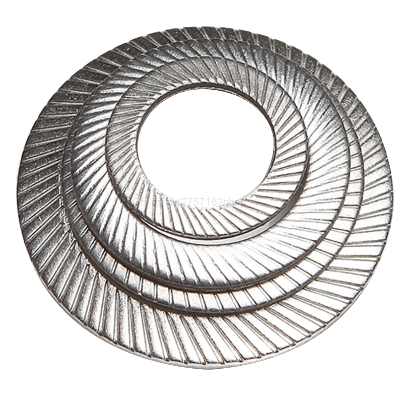 Рифленая эластичная прокладка дисковой пружины из нержавеющей стали с зубчатым