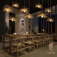 bamboo pendant lamps japanese zen art lamps southeast asia style pendant lights hanging lights creative new chinese style