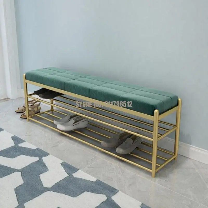 Скандинавский стул для смены обуви простой и современный на дверь магазина