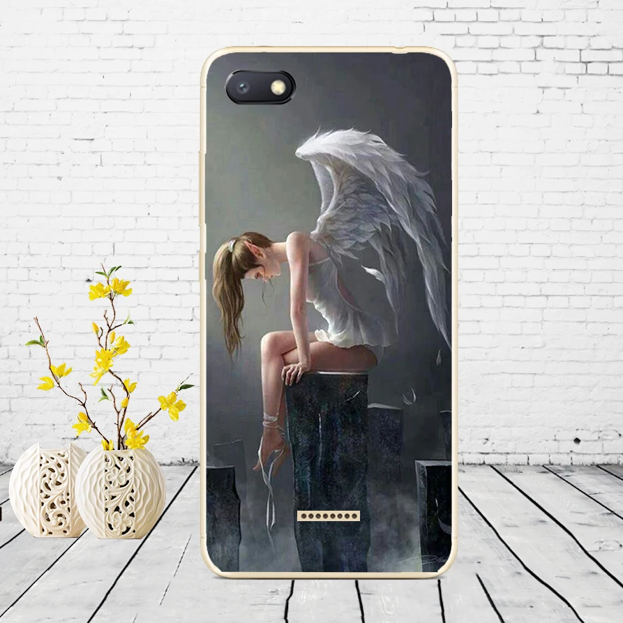 D17 Силиконовый чехол для xiaomi redmi 6a защитный чехол Мягкий ТПУ чехол для телефона Чехлы для xiaomi redmi 6A чехол бампер 6a Coque - Color: D17