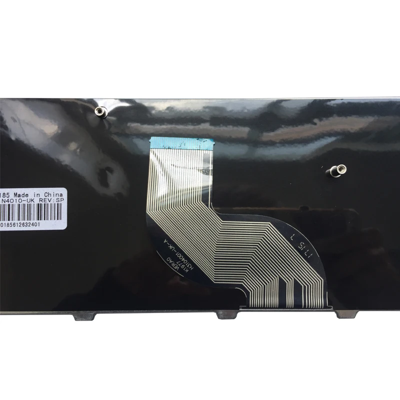 Клавиатура черная с испанской раскладкой для ноутбука Dell Inspiron N4010 14R N4020 N4030 N5030 M5030