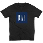 Футболка мужская с надписью s RAP, хлопковая тенниска с круглым вырезом и короткими рукавами в стиле хип-хоп с принтом общественного врага племени под названием Quest