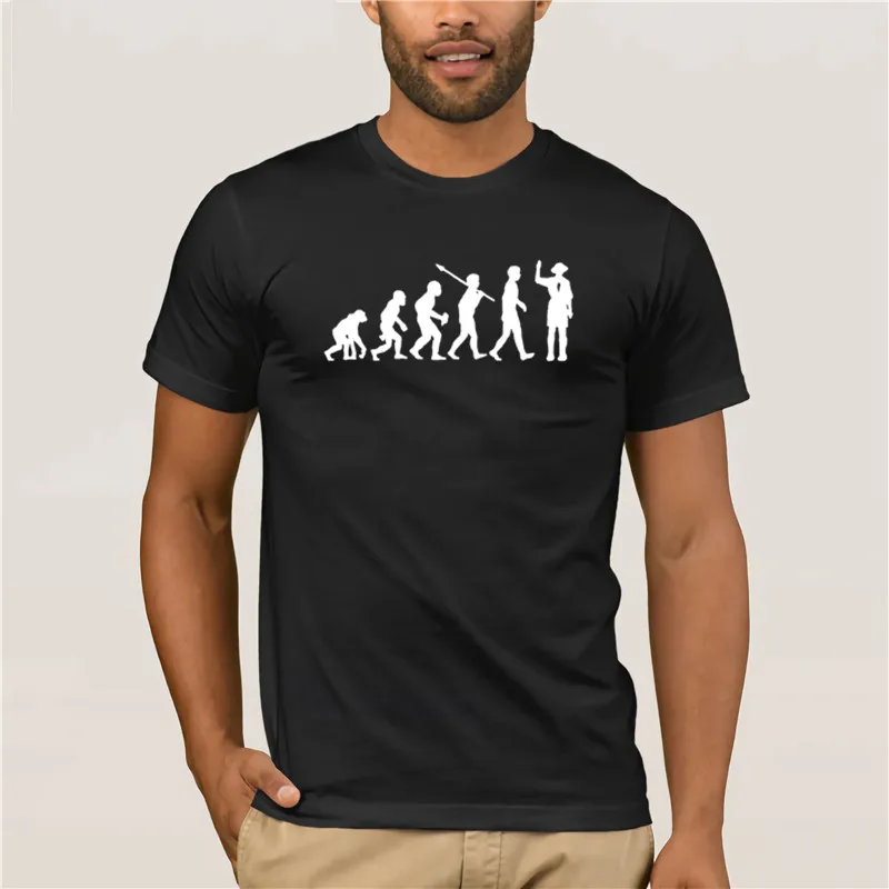 round neck cool man's T-shirt CafePress Boy Scout 100% Cotton Hipster Interesting Breathable Creative Graphic Top | Мужская одежда