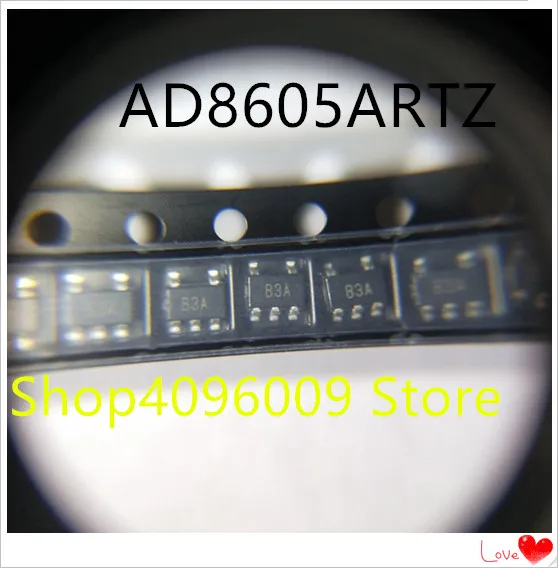 

NEW 10PCS/LOT AD8605ARTZ AD8605ART AD8605 MARKING B3A SOT23-5