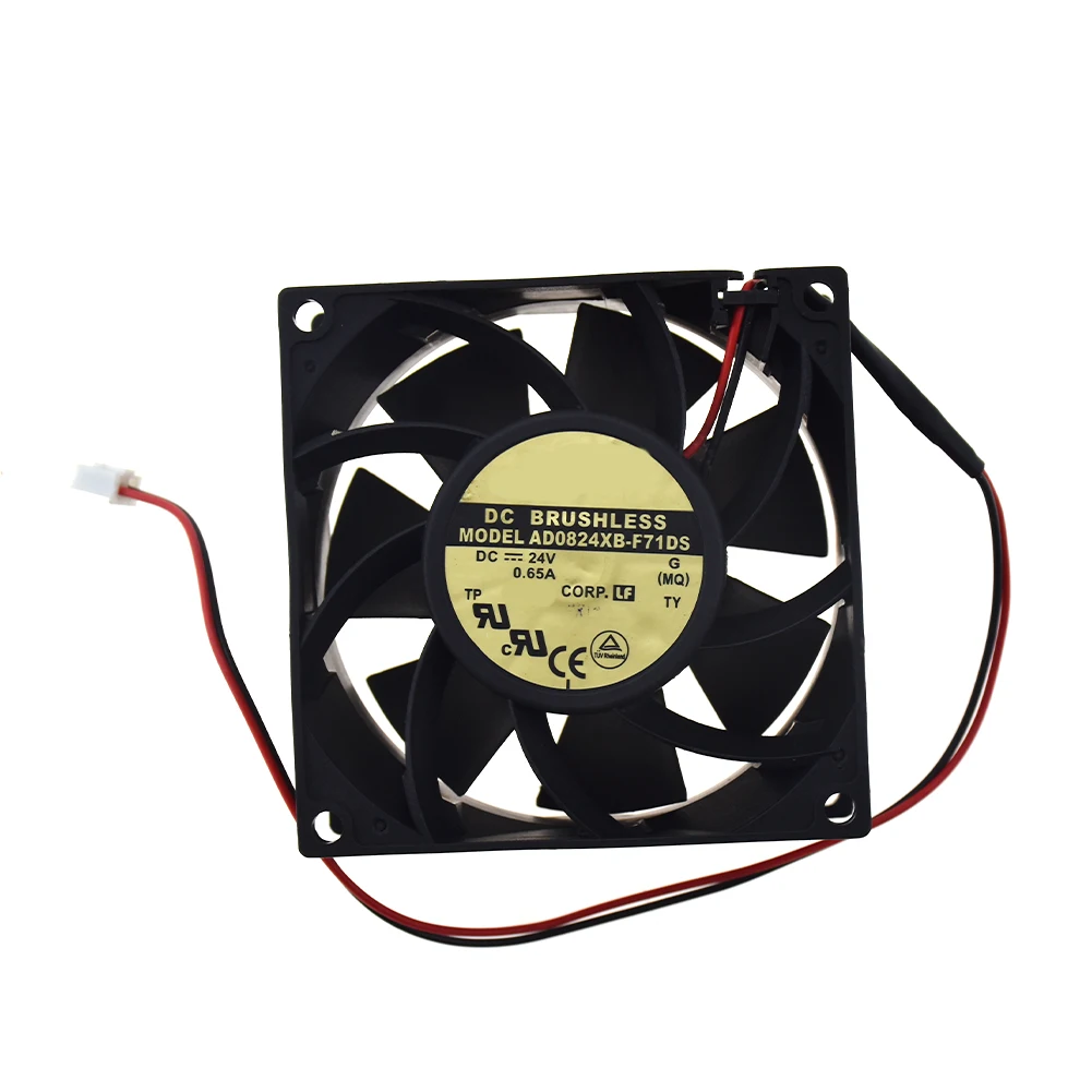 

For ADDA AD0824XB-F71DS 80*80*38mm DC24V 0.65A Inverter Cooling fan 2pin