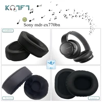 kqtft 1 pair of velvet leather replacement earpads for sony mdr zx770bn headset earmuff cover cushion cups