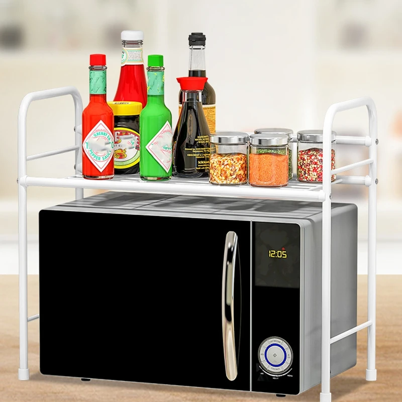 Многофункциональная полка для микроволновой печи органайзер специй Настольный