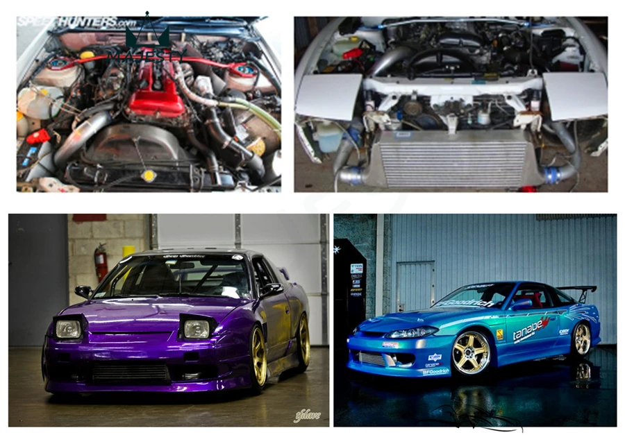 Для N * issan 1 80SX S 13 C A18DE 89 91 Модернизированный Комплект труб интеркулера|kit blue|mount