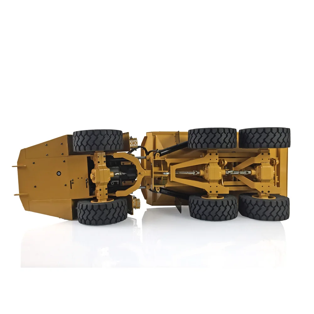 1/14 Yellow Metal Hydraulic RC Articulated Truck DIM K745 6*6 Pump ESC Valve Cylinder for Toys TH19403-SMT4 | Игрушки и хобби