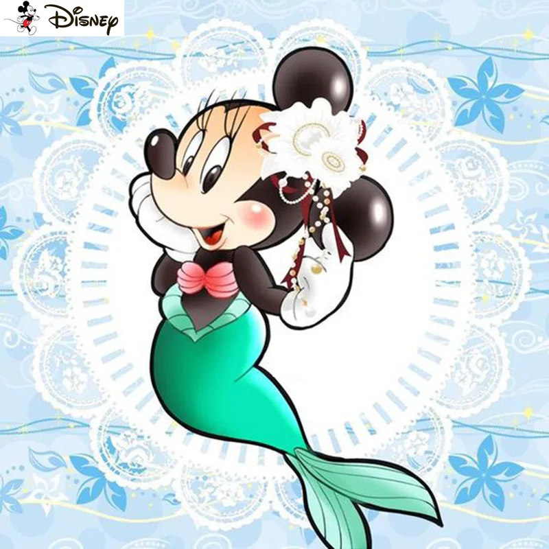 

Алмазная 5D Вышивка «сделай сам» Disney, полноразмерная картина «мультяшный Микки Маус», квадратная/круглая, стразы, декоративное искусство, ...