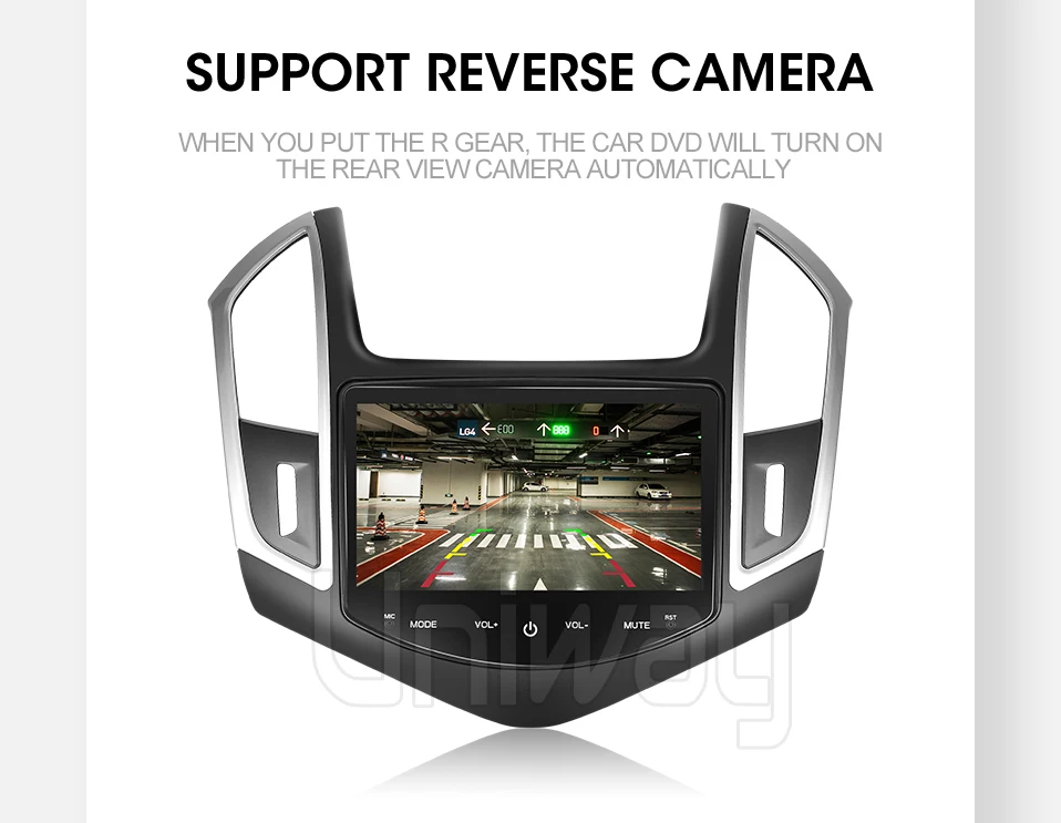 Uniway AXKLZ8071 2 din android 9.0 car dvd for Chevrolet Cruze 2013 car radio gps navigation with steering wheel