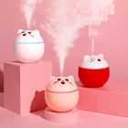 Портативный увлажнитель воздуха для дома, офисный мини-увлажнитель воздуха со светодиодной подсветкой, распылитель воды, с USB-разъемом