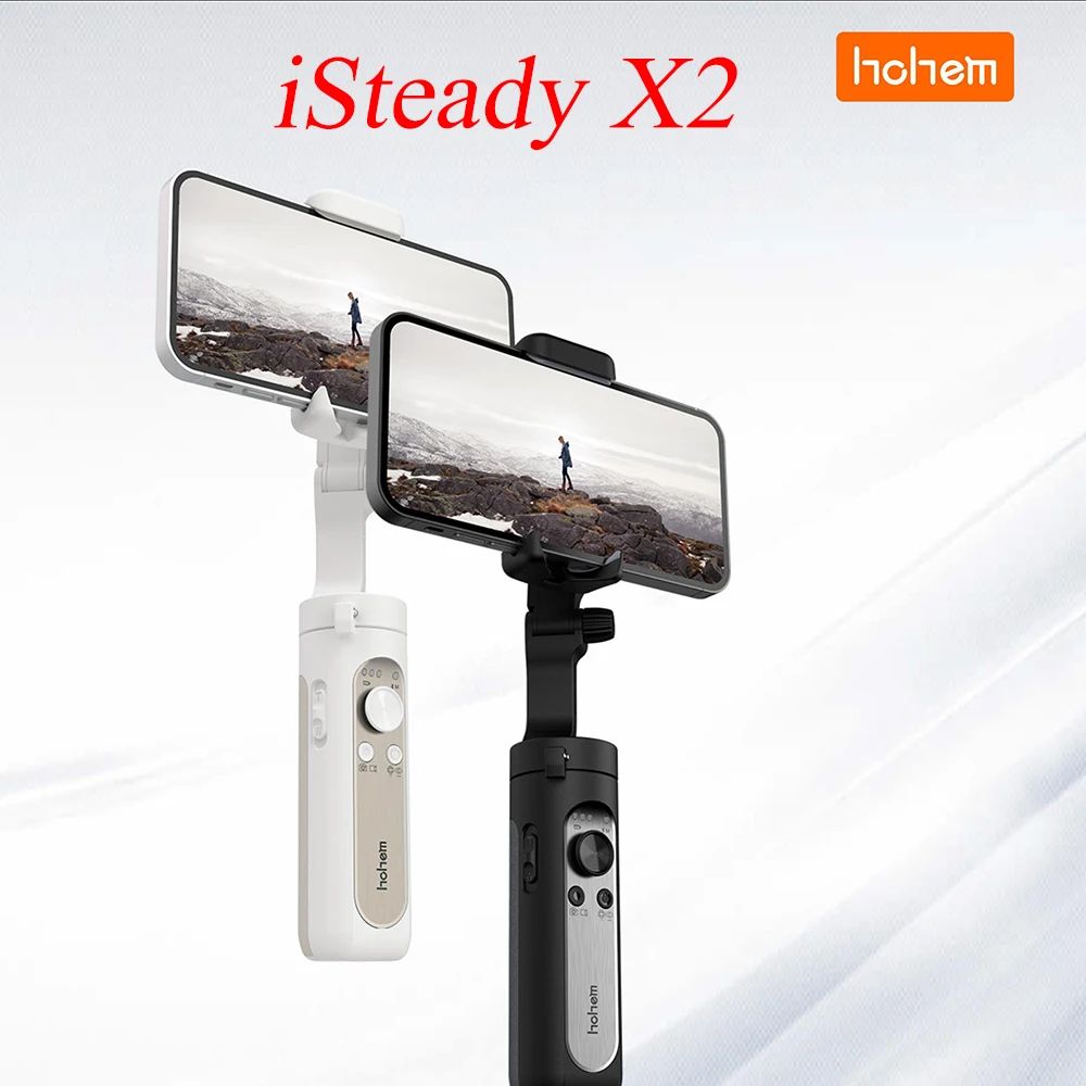 

Hohem iSteady X2 X 2 3 Axis Handheld Stabilizer Face Tracking Smart Anti-shake Selfie Stick for Smartphone Action Camera iPhone
