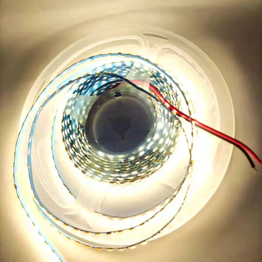 DC12V 3 мм ширина Светодиодные ленты светильник не Водонепроницаемый SMD 3020 5 м 840LED