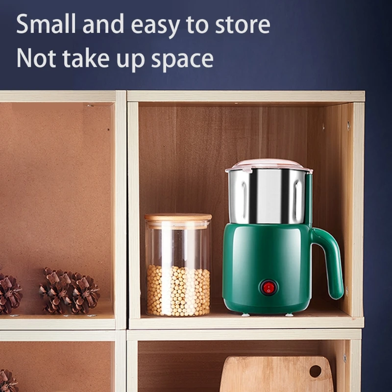 

Electric grinder, 150W multifunctional grinder, 10S fast coffee bean grinder, 5.0 oz mini grain grinder, suitable for nuts and d