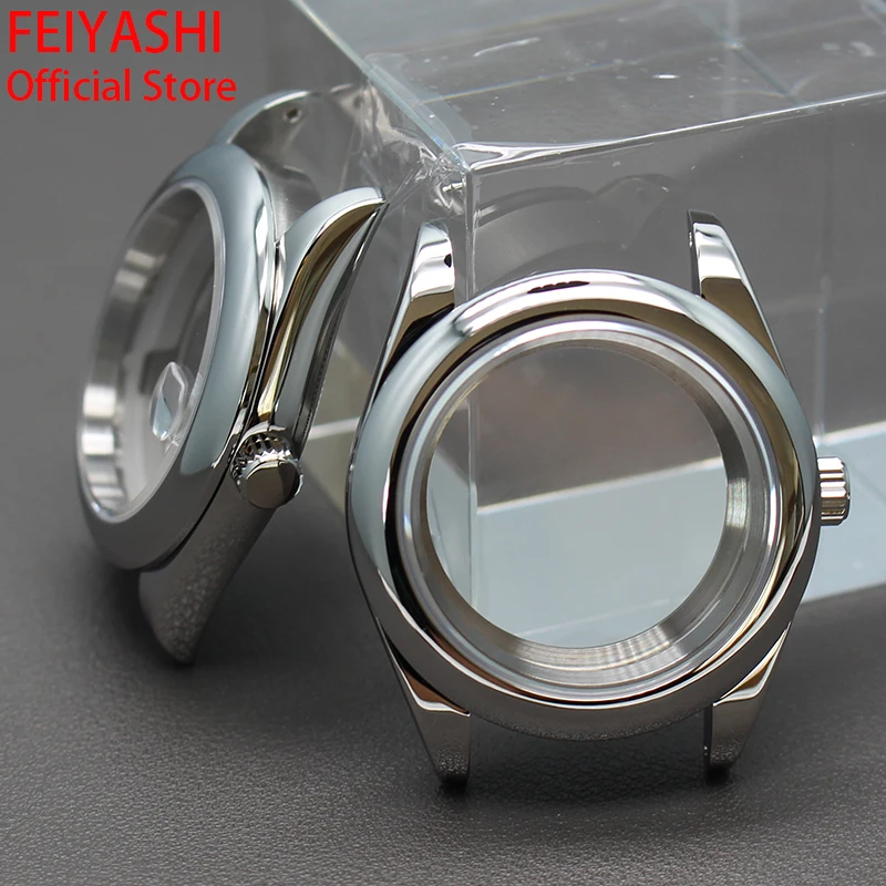 36mm 40mm Case Men's Watch Oyster Day Date Sapphire Crystal Stainless Steel For Seiko nh35 nh36 Miyota 8215 Movement 28.5mm Dial