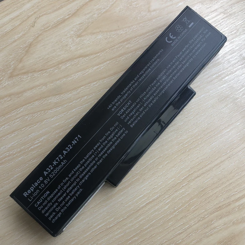 Аккумулятор для ноутбука Asus li-ion литий-ионный аккумулятор A32-K72 K72DR K72 K72D K72F K72JR K73 SV