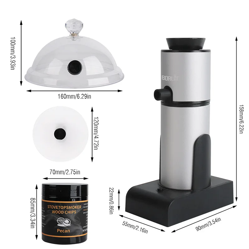 

Hot Food Smoke Generator Portable Molecular Cooking Machine Bacon Stove Smoker Barbecue Food Smoker For Kitchen Accessories