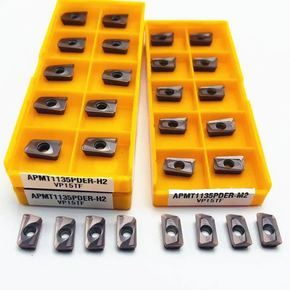 APMT1604 APMT1135 PDER M2 H2 VP15TF твердосплавный фрезерный инструмент APMT 1135 APMT1604end фрезерный станок с ЧПУ Токарный станок токарный инструмент