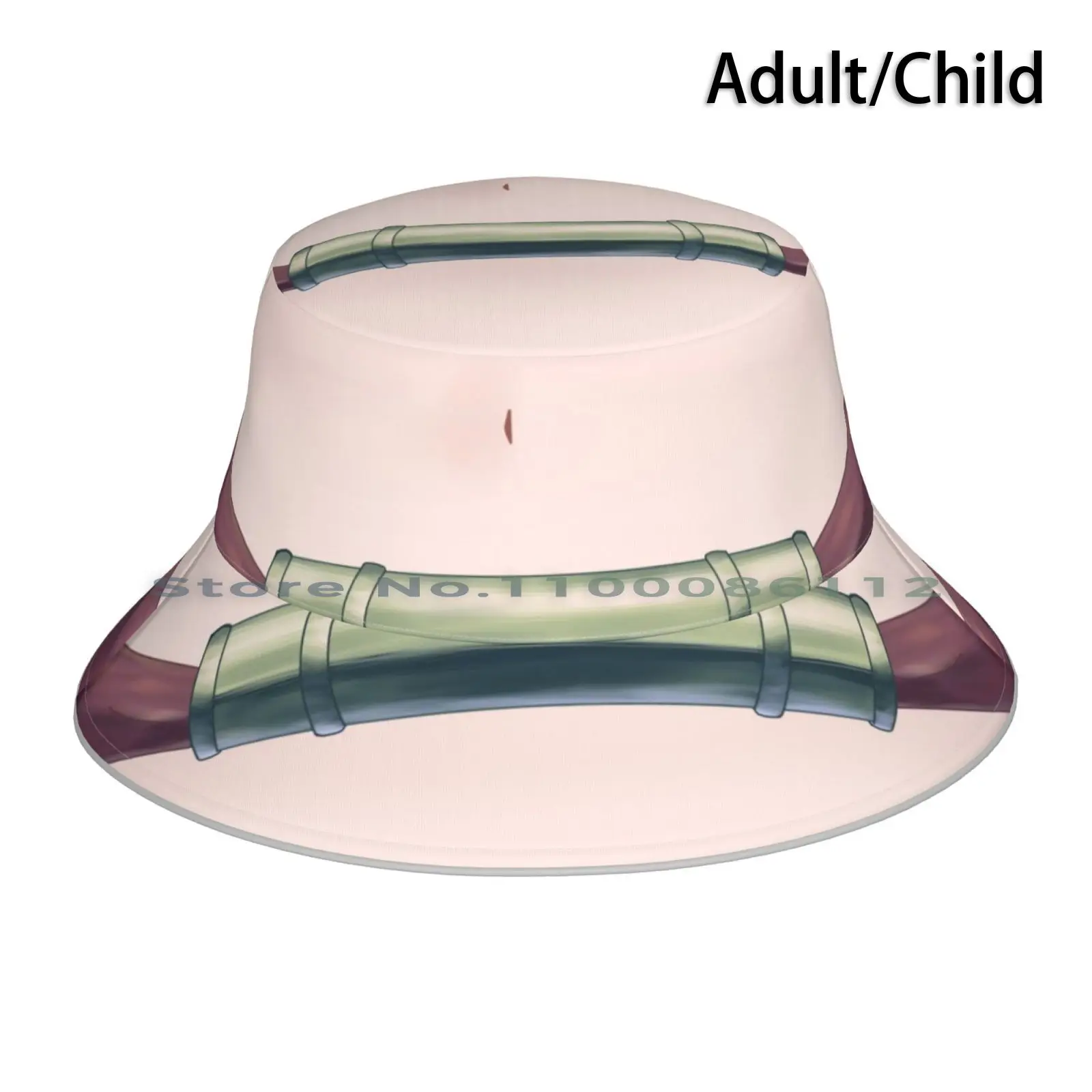 Бамбуковая Шляпа Nezuko Солнцезащитная шляпа складная рыболовная