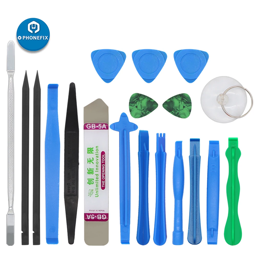 

19pcs Plastic Spudger Prying Tool Blade Suction Cup Opener LCD Screen Repair Kit Opening Repair for iPhone Electronics Tool