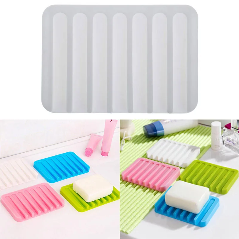 1 шт. цветной гибкий водопадный держатель для мыла сливный ванная комната Душ