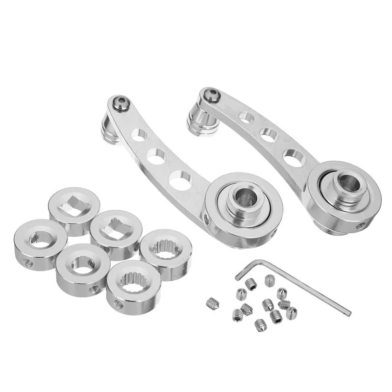 

Универсальный автомобильный стеклоподъемник кривые рукоятки Ручка Комплект для замены черный, красный фиолетовый серебристый 1 комплект