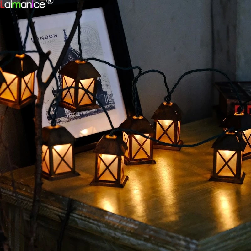 Романтические 3 м 20 светодиодные гирлянды винтажные металлические домашние