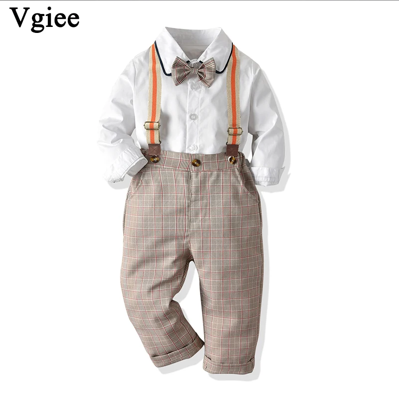 Vgiee/осенняя одежда для мальчиков Детский комплект одежды маленьких дня рождения