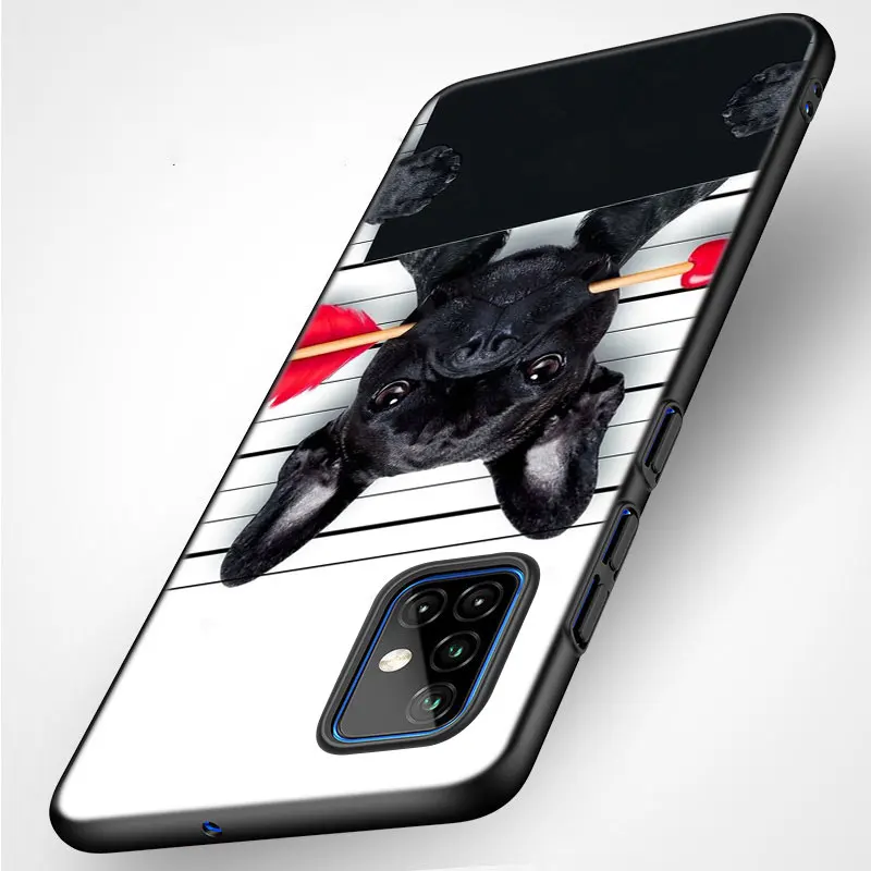 Милый чехол для телефона с французским бульдогом Samsung Galaxy A02 A21 A52 S A13 A22 A32 A33 A53 5G A11