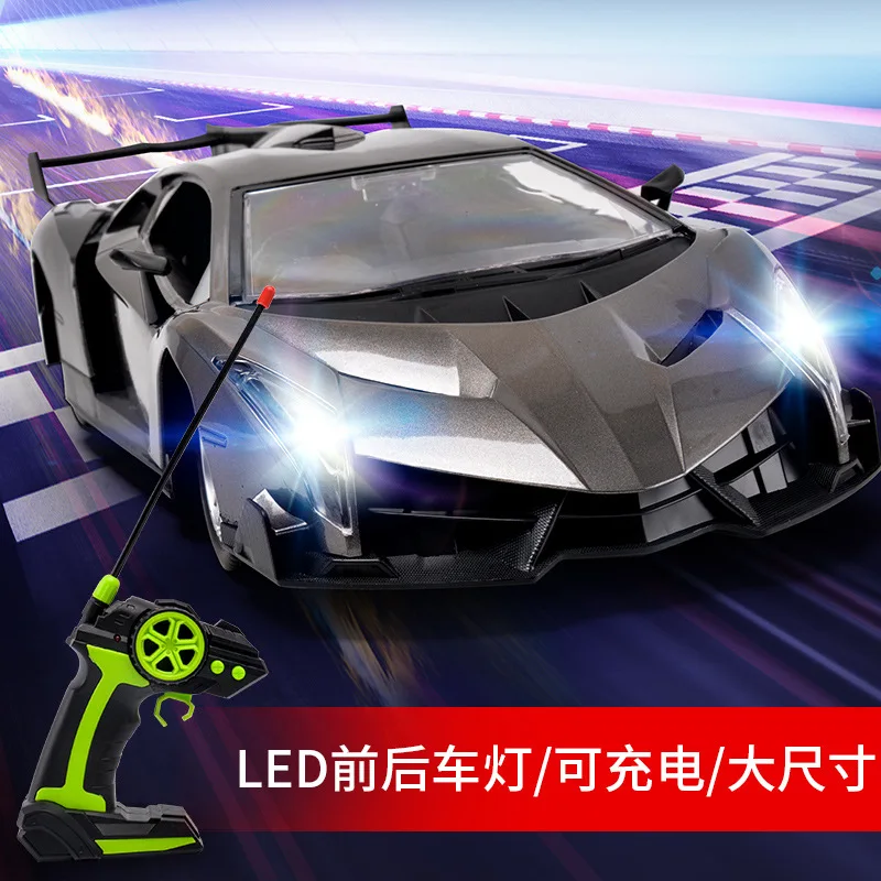 

Беспроводной автомобиль с дистанционным управлением и зарядкой, детская игрушка, гоночный спортивный автомобиль 1:16, электрический автомоб...