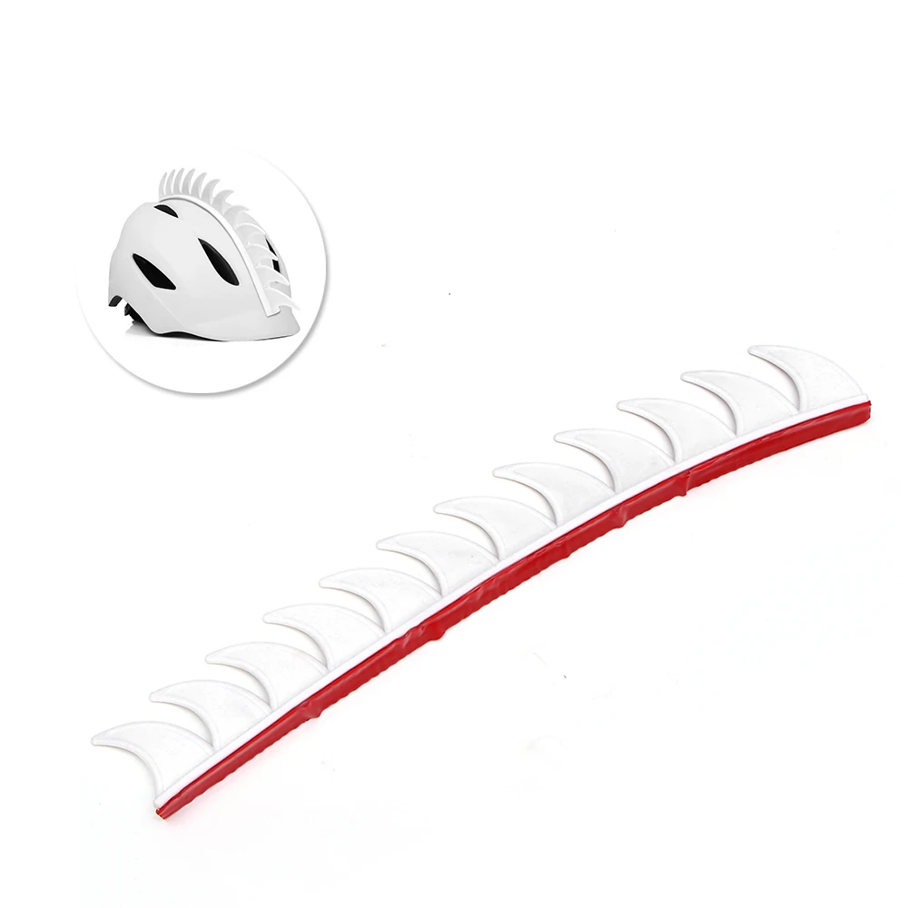 Новинка мотоциклетный шлем декоративная наклейка Mohawk клейкая Полоса с шипами