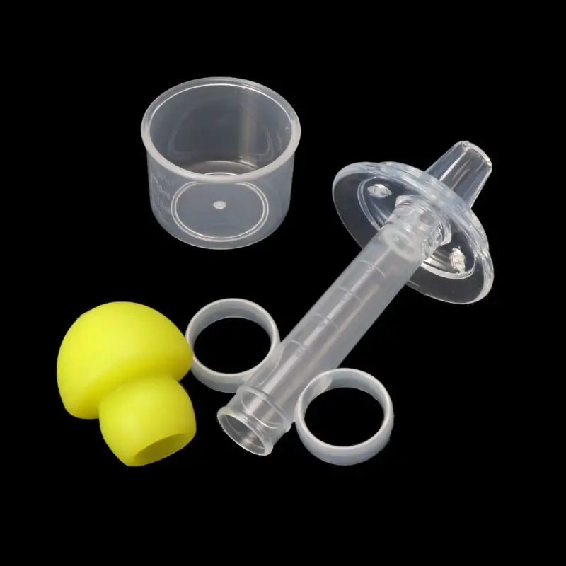 

J60B Baby Squeeze Medicine Dropper Dispenser Baby Pacifier Needle Feeder Feeding Flatware Utensils Infant Nipple