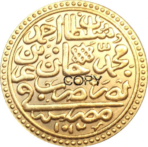 Позолоченные монеты формата Ахмеда I 24 К 21 мм|Безвалютные монеты| |