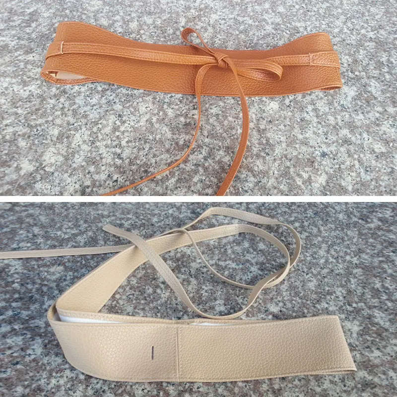 2019 Модные женские широкие корсеты из искусственной кожи на шнуровке ремни для