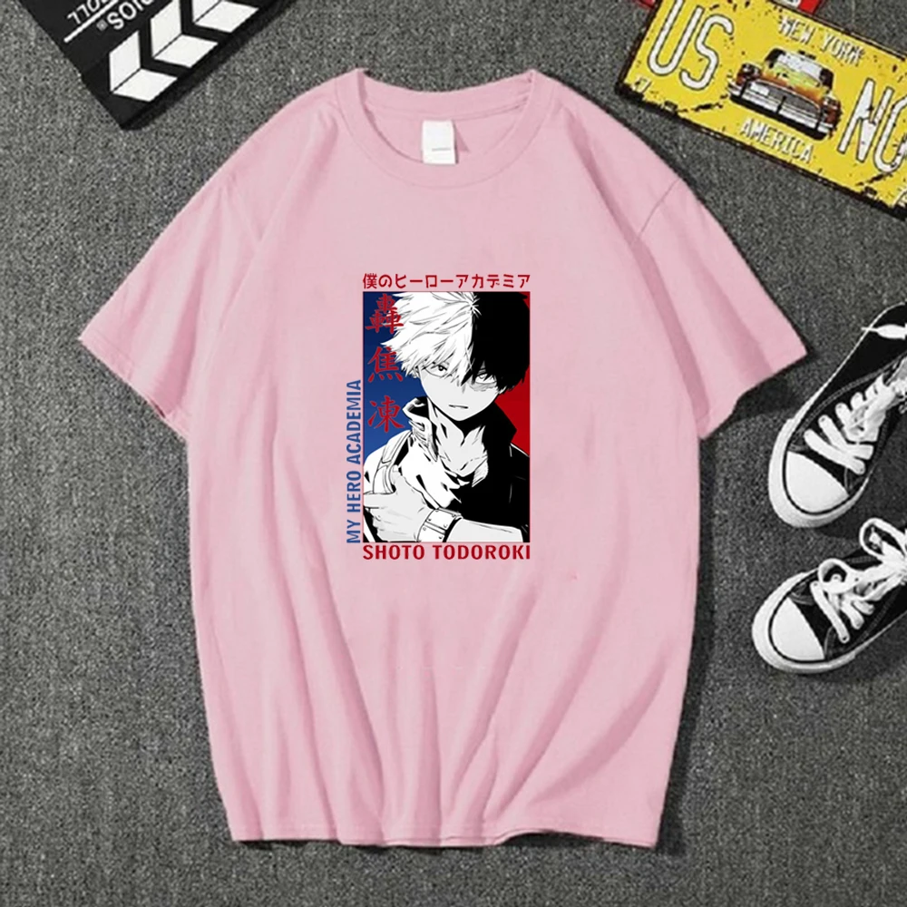 

My Hero Academia T-shirt Round Neck Short Sleeve Casual Man and Woman