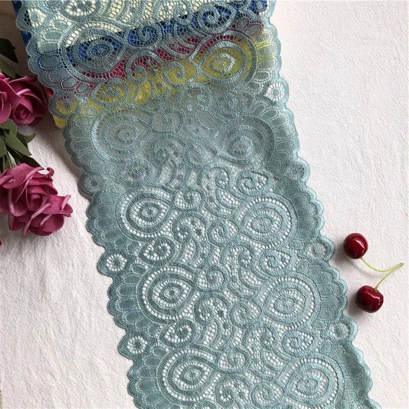22m E1227-1 width floral lace trimming handmade lingerie dress clothing material diy apparel sewing &amp fabric ribbons | Дом и сад