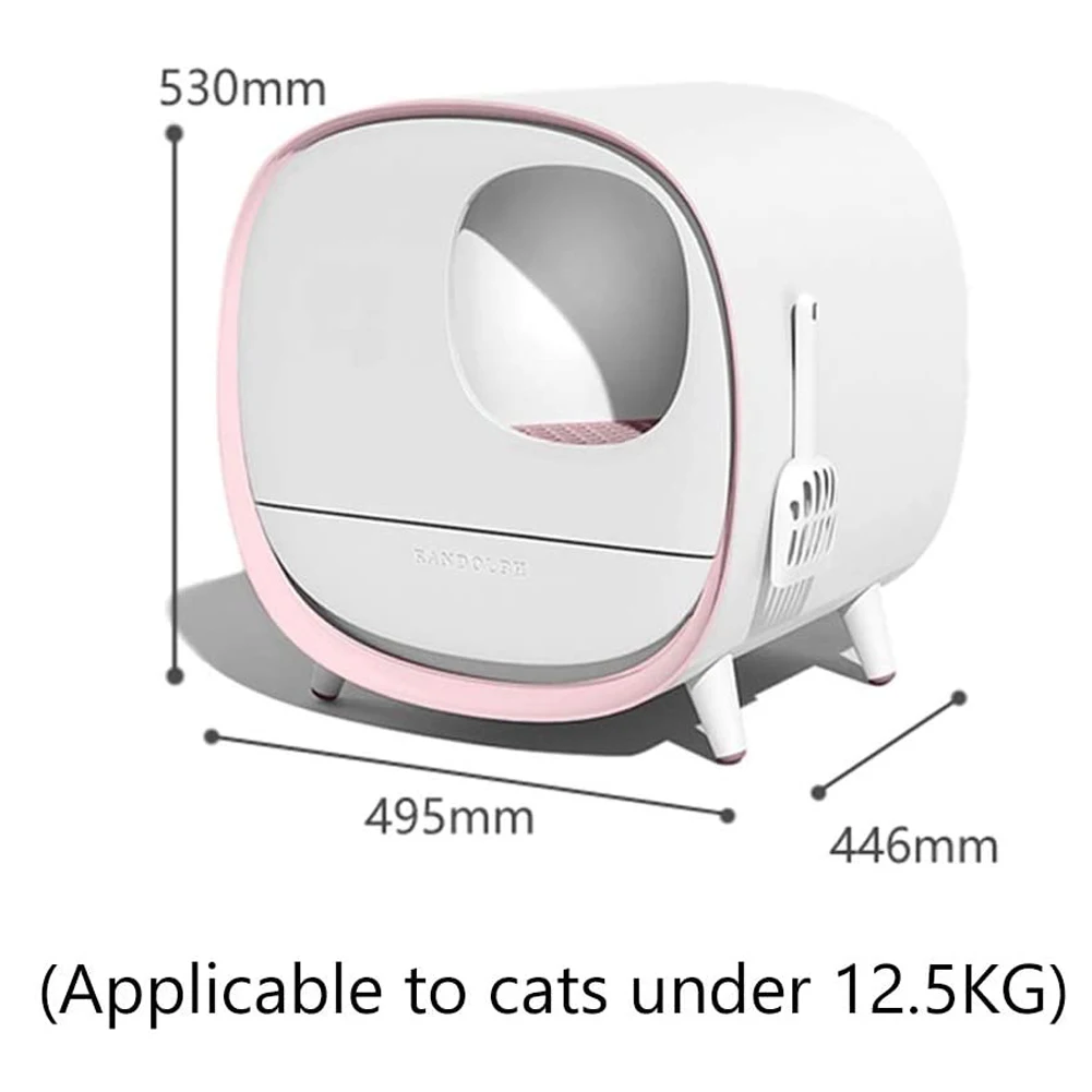 Умный автоматический контейнер для кошачьего туалета полностью закрытый