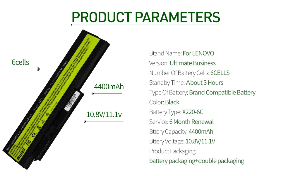 ApexWay 4400 мАч аккумулятор для ноутбука lenovo 42T4863 42Y4864 42T4867 0A36281 0A36282 0A36283 для ThinkPad X220 X220s X220i серия