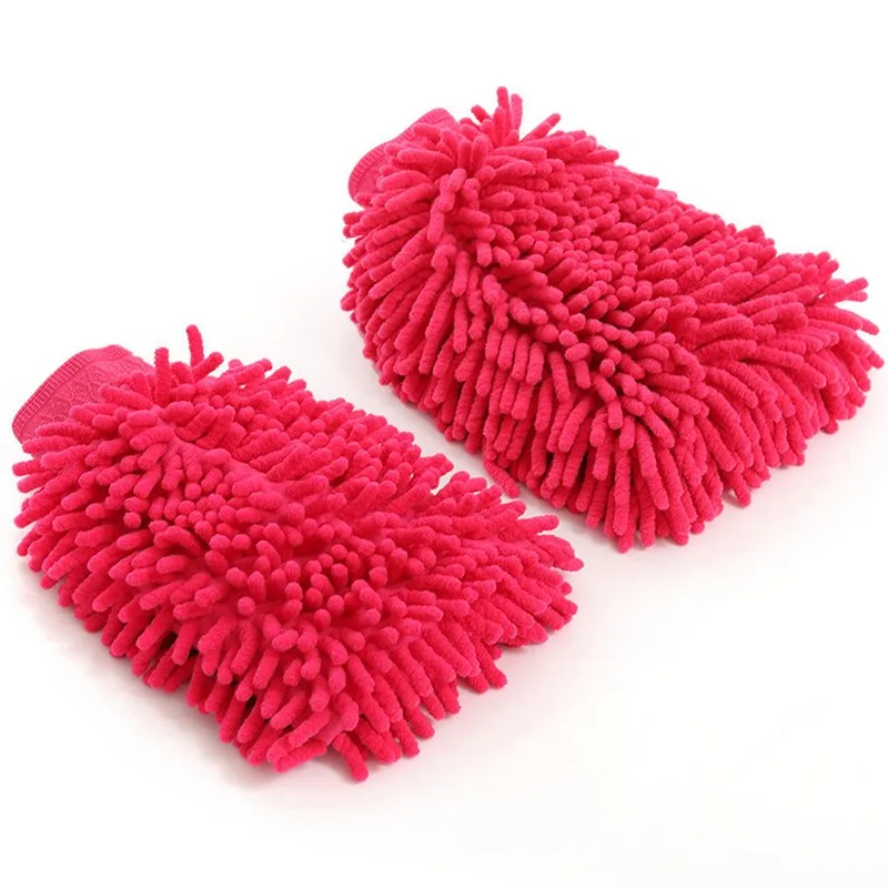 Двусторонние перчатки для мытья автомобиля полотенце из микрофибры