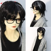 allaosify bjd doll13 14 16 bangs highlight mid length hair antique handsome wig high temperature wire