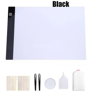 diamond painting led light a3 a4 board drawing tablet with 6pcs diamond painting accessories tool kits free global shipping
