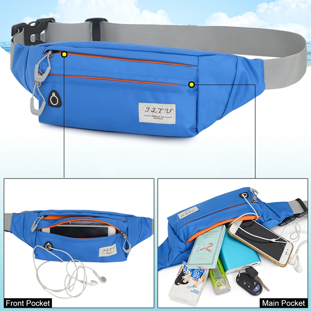 

Waist Pack Running Belt Bags Adjustable Packs Outdoors Workout Fanny Cycling Hiking Phone Purse For Men Women Cell Phone Holder