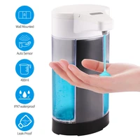 400ml automatic soap liquid dispenser 7 modes battery powered motion sensor hand disinfection machine for bathroom
