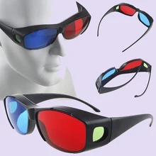 1Pcs Black Frame Red Blue 3D Glasses  For Dimensional Anaglyph TV Movie DVD Game