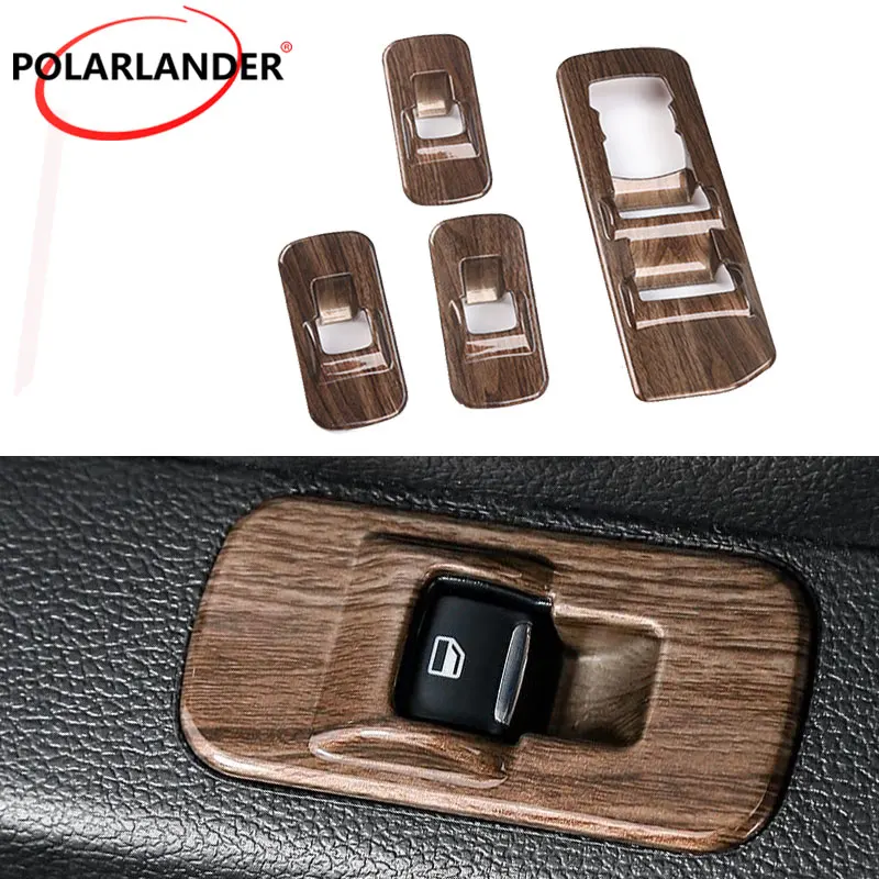 

Car Accessories High fashion Chrome Window Lift Panel 6 Colors Switches Cover Trim For 2015 2016 2017 2018 F/ord F150 4 Pieces
