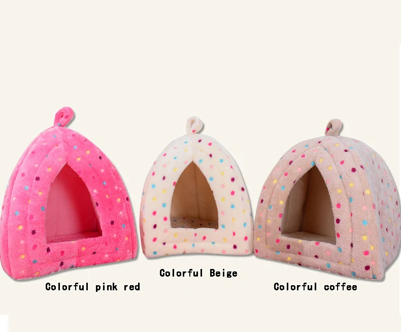 Кровать и диван для домашних животных 1 шт. согревающий домик собак мягкое гнездо