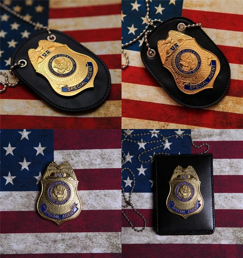 Специальный агент полиции Форсаж 5 знаки офицера карточка с цепочкой 1:1 подарок