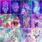 HUACAN 5d алмазная Картина Бабочка Мечта перо полностью квадратное круглое сверло Алмазная вышивка пейзаж мозаика домашний декор