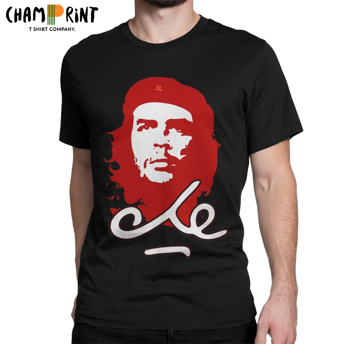 

Che Guevara Men T Shirts Freedom Cuba Revolution Humorous Tee Shirt Short Sleeve Crew Neck T-Shirts Cotton Plus Size Clothing